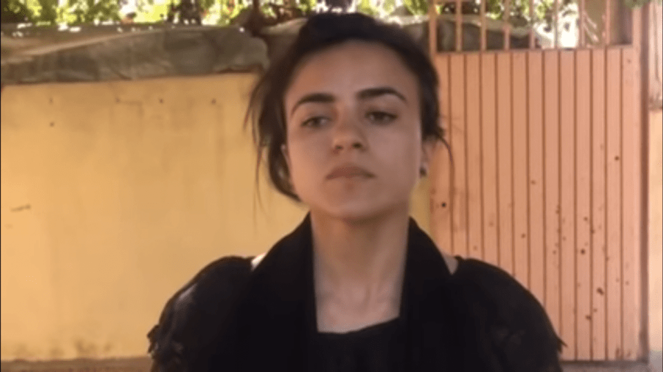 Mladá jezídka Ashwaq